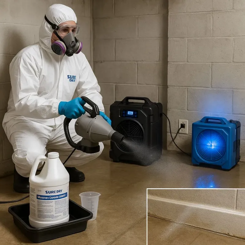 Sanitization and Odor Removal process in Cooper, TX